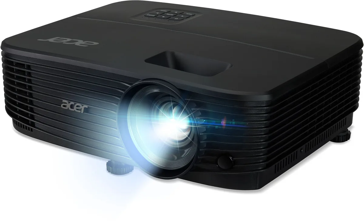 Проєктор Acer DLP 4800 лм 1024x768 для домашнього кінотеатру універсальний офісний