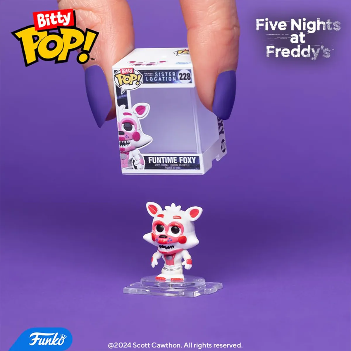 Ігрова фігурка Funko вінілова 2,4 см серія 5 ночей у Фредді асорті