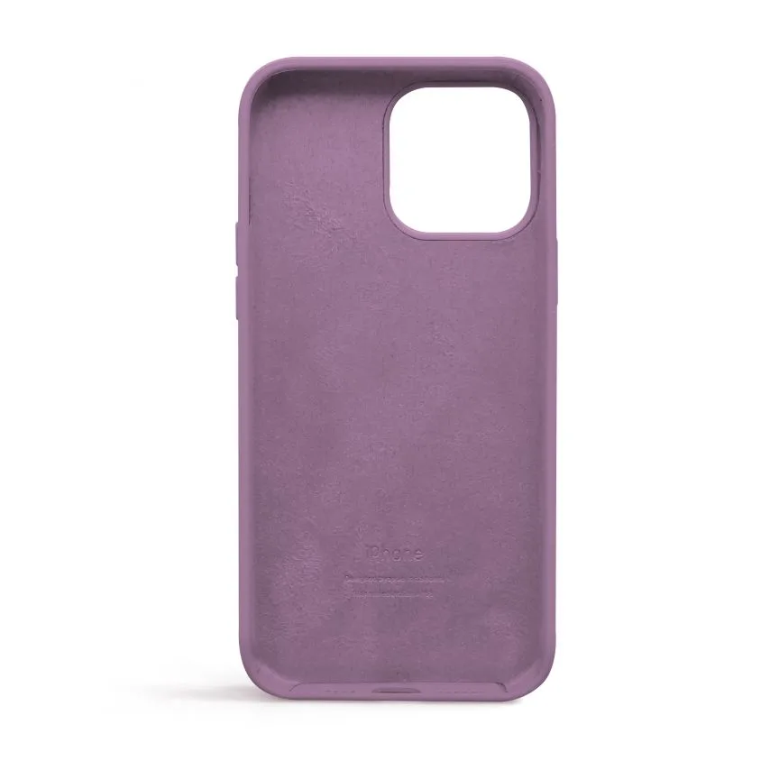 Чохол Silicone Case для Apple iPhone 13 Pro Max силіконовий бордовий