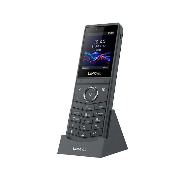 Портативний Wi-Fi телефон Fanvil W620W, USB Type-C коннектор, Wi-Fi 6, BT5.0, SIP, 2.4" кольоровий екран, 8 SIP ліній