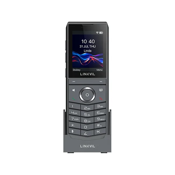 Портативний Wi-Fi телефон Fanvil W620W, USB Type-C коннектор, Wi-Fi 6, BT5.0, SIP, 2.4" кольоровий екран, 8 SIP ліній