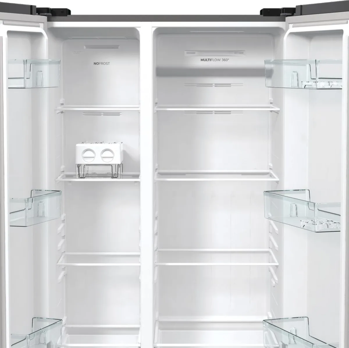 Холодильник Gorenje SBS, 179x67x92 см, двоє дверей, об'єм 356 (191) л, клас енергоефективності А++, No Frost, інверторний компресо