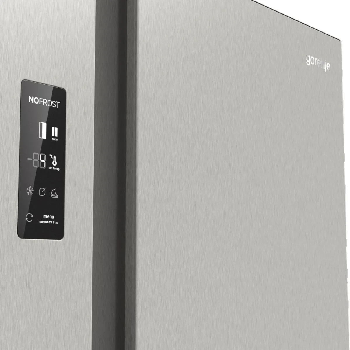Холодильник Gorenje SBS, 179x67x92 см, двоє дверей, об'єм 356 (191) л, клас енергоефективності А++, No Frost, інверторний компресо