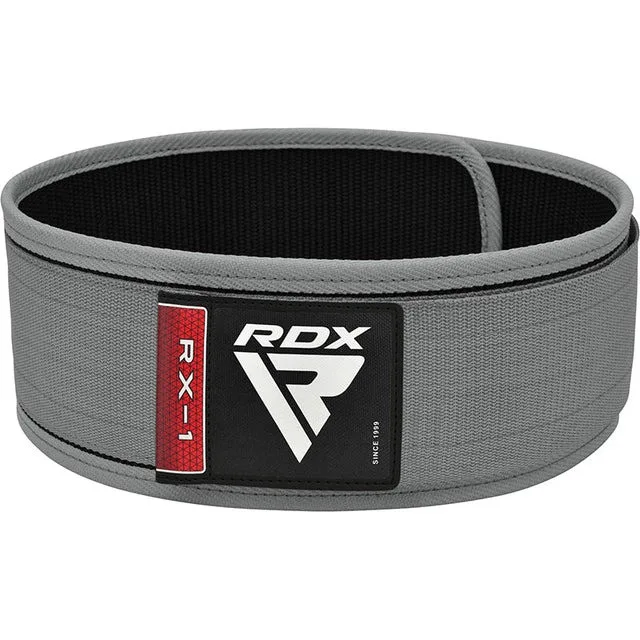 Пояс для важкої атлетики RDX Нейлон XL Сірий