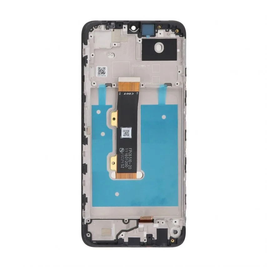 Дисплей IPS 6,5 дюймів чорний з сенсорним екраном та рамкою для Nokia G22 High Quality