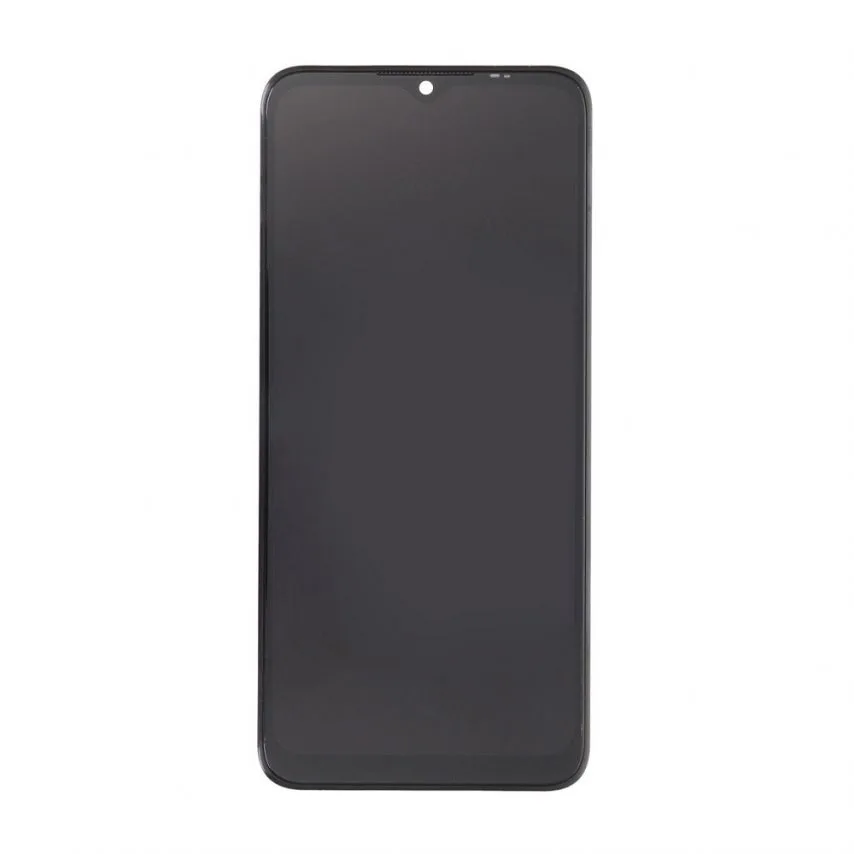 Дисплей IPS 6,5 дюймів чорний з сенсорним екраном та рамкою для Nokia G22 High Quality
