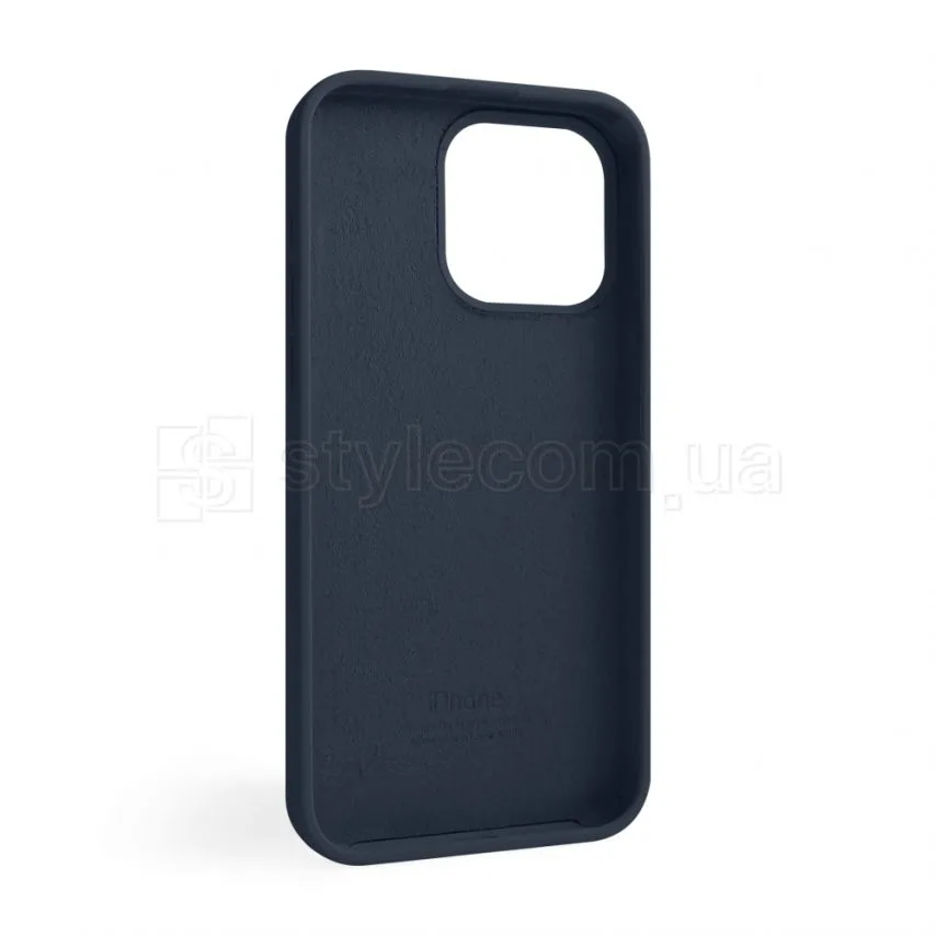 Чохол силіконовий для Apple iPhone 15 Pro Max  синій