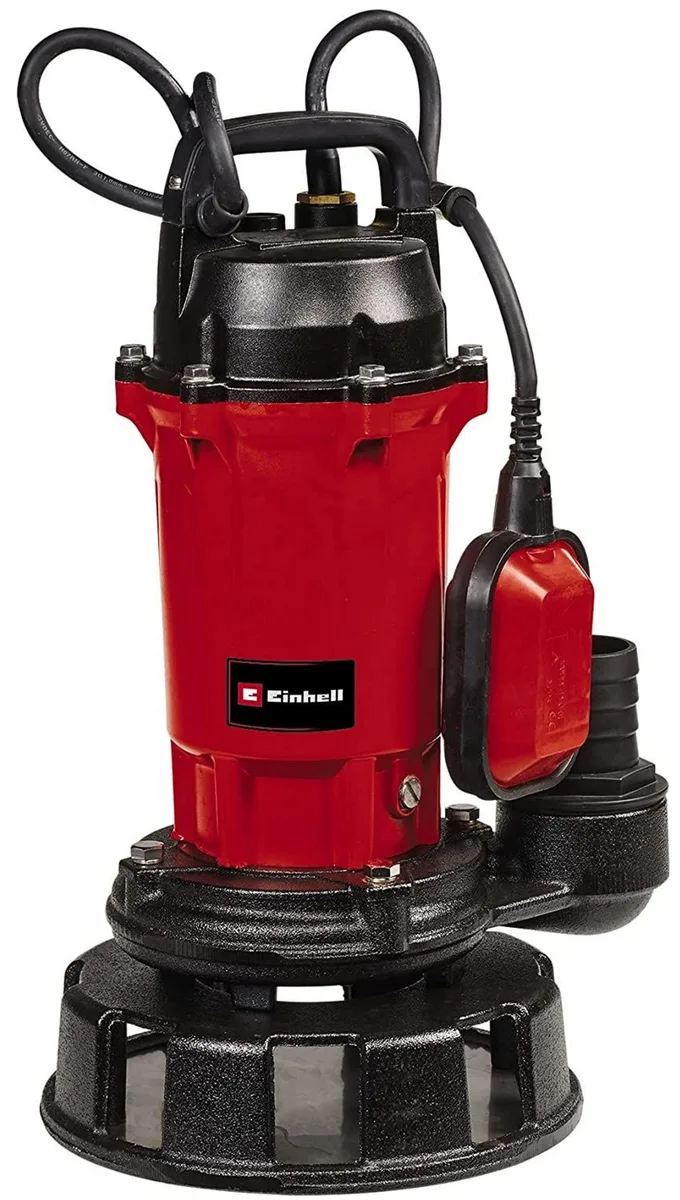 Дренажний насос Einhell GE-DP 900 Cut, 900 Вт, продуктивність 16000 л/год, висота підйому 11,5 м, максимальна глибина занурення 7