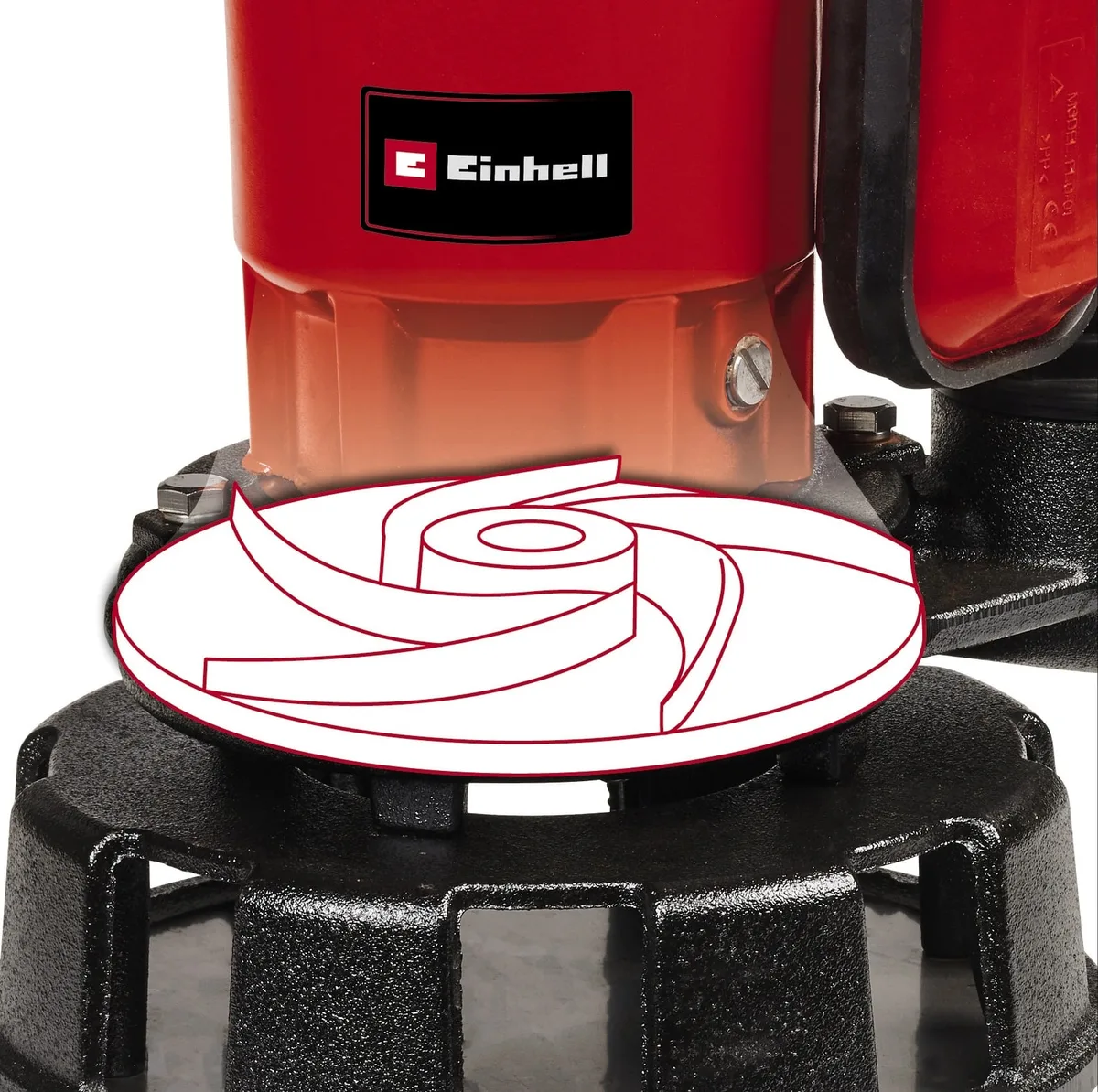 Дренажний насос Einhell GE-DP 900 Cut, 900 Вт, продуктивність 16000 л/год, висота підйому 11,5 м, максимальна глибина занурення 7