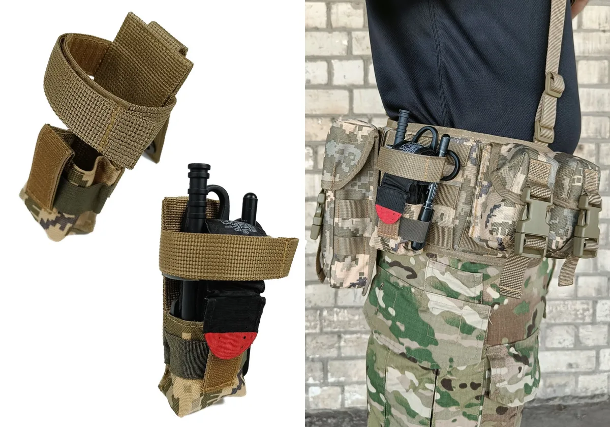 Підсумок під турнікет EasyFit Cordura 1050 15х8х5 см Піксель ЗСУ MM-14