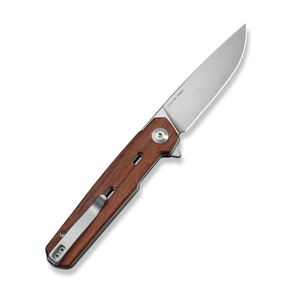 Складаний ніж Civivi Nitro-V 195 мм Коричнева деревина Guibourtia