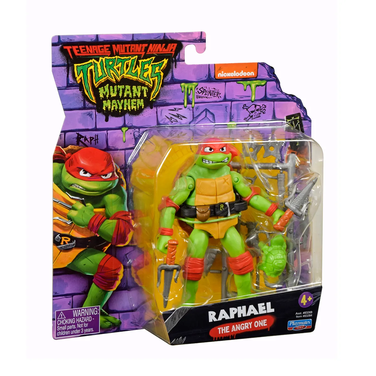 Ігрова фігурка TMNT Рафаель полімер 12 см зелена