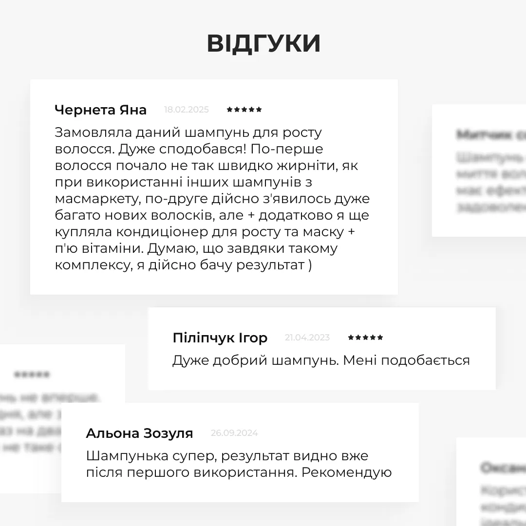 Шампунь для росту волосся Hillary Hop Cones & B5 Hair Growth Invigorating, 250 мл