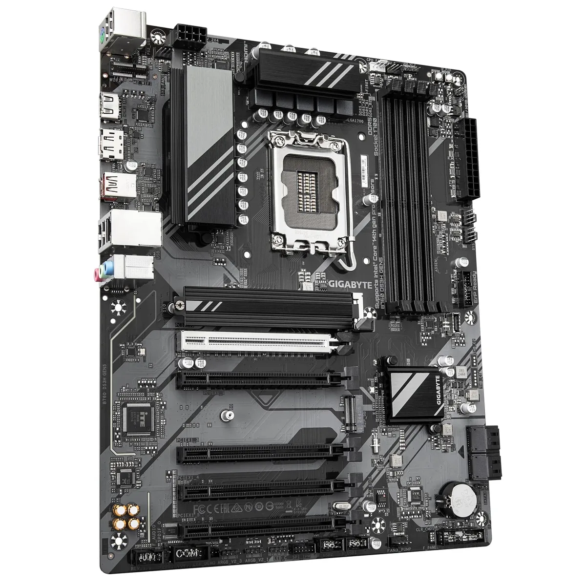 Материнская плата GIGABYTE B760 DS3H GEN5 B760 s1700 4xDDR5 M.2 HDMI DP ATX