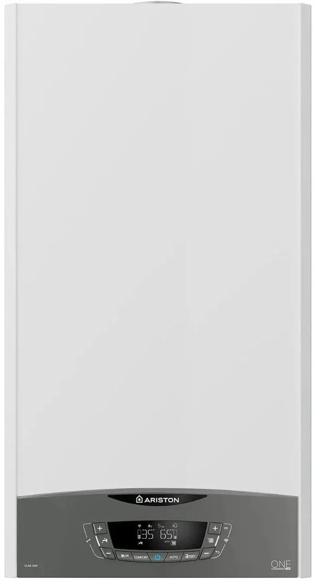 Газовий котел Ariston CLAS ONE WIFI 24, конденсаційний, двоконтурний, потужність 24 кВт, з функцією Wi-Fi.