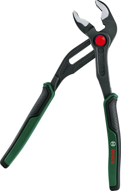 Переставные клещи Bosch, 250 мм, диапазон захвата 0-46 мм.