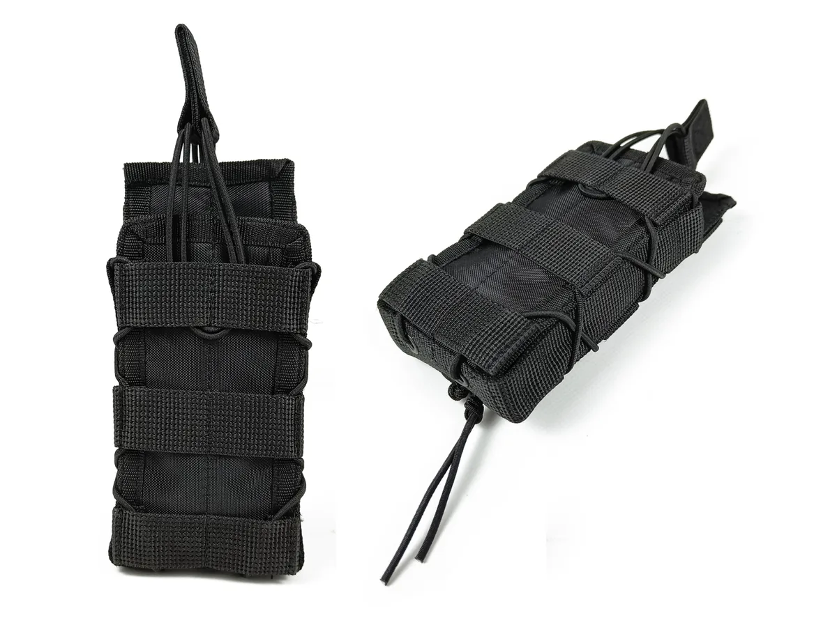Підсумок під магазин АК РПК одинарний MOLLE Cordura 1050 чорний 30 см