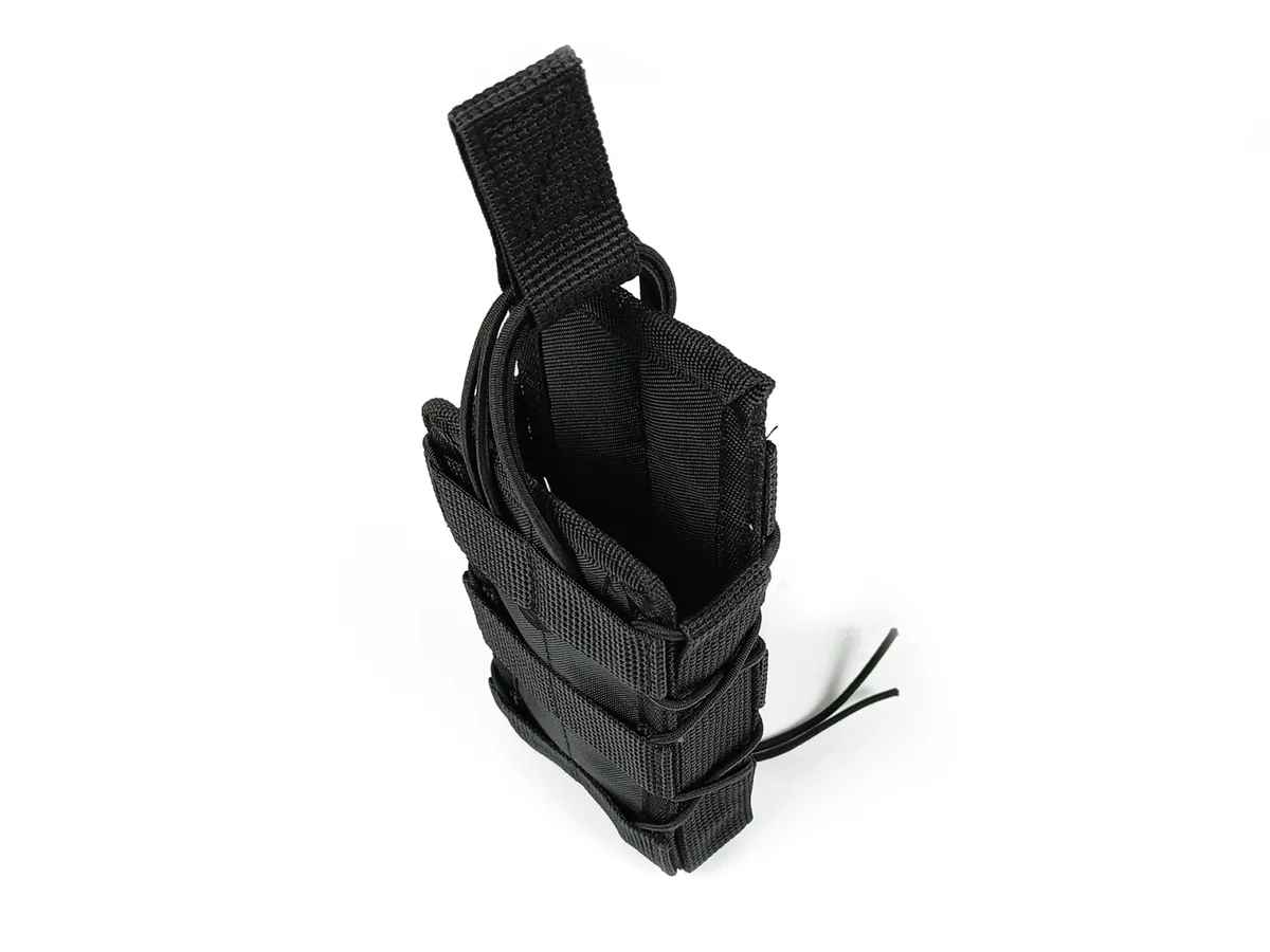 Подсумок под магазин АК РПК одинарный MOLLE Cordura 1050 черный 30 см