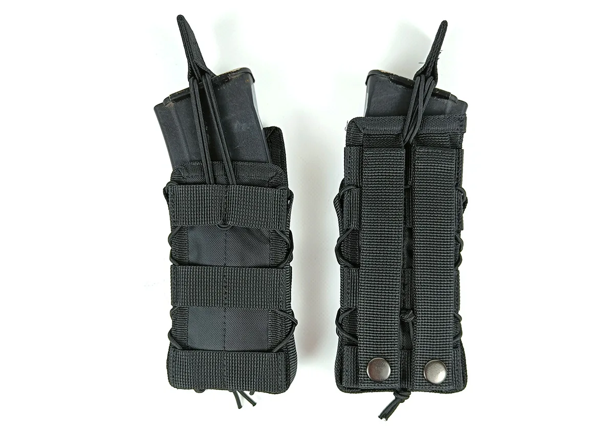 Подсумок под магазин АК РПК одинарный MOLLE Cordura 1050 черный 30 см