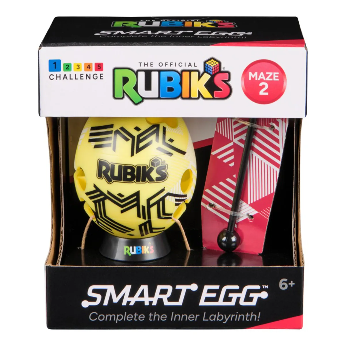 Головоломка Rubik's Смарт-яйце ABS-пластик 5х5х6,37 см Червоне Жовте Синє
