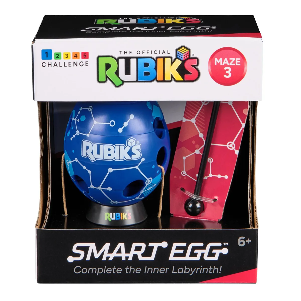 Головоломка Rubik's Смарт-яйце ABS-пластик 5х5х6,37 см Червоне Жовте Синє