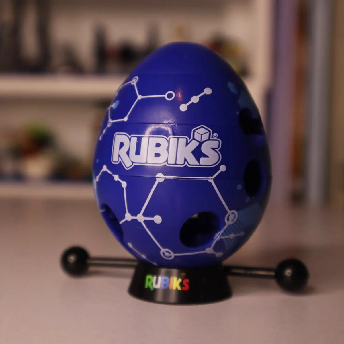 Головоломка Rubik's Смарт-яйце ABS-пластик 5х5х6,37 см Червоне Жовте Синє