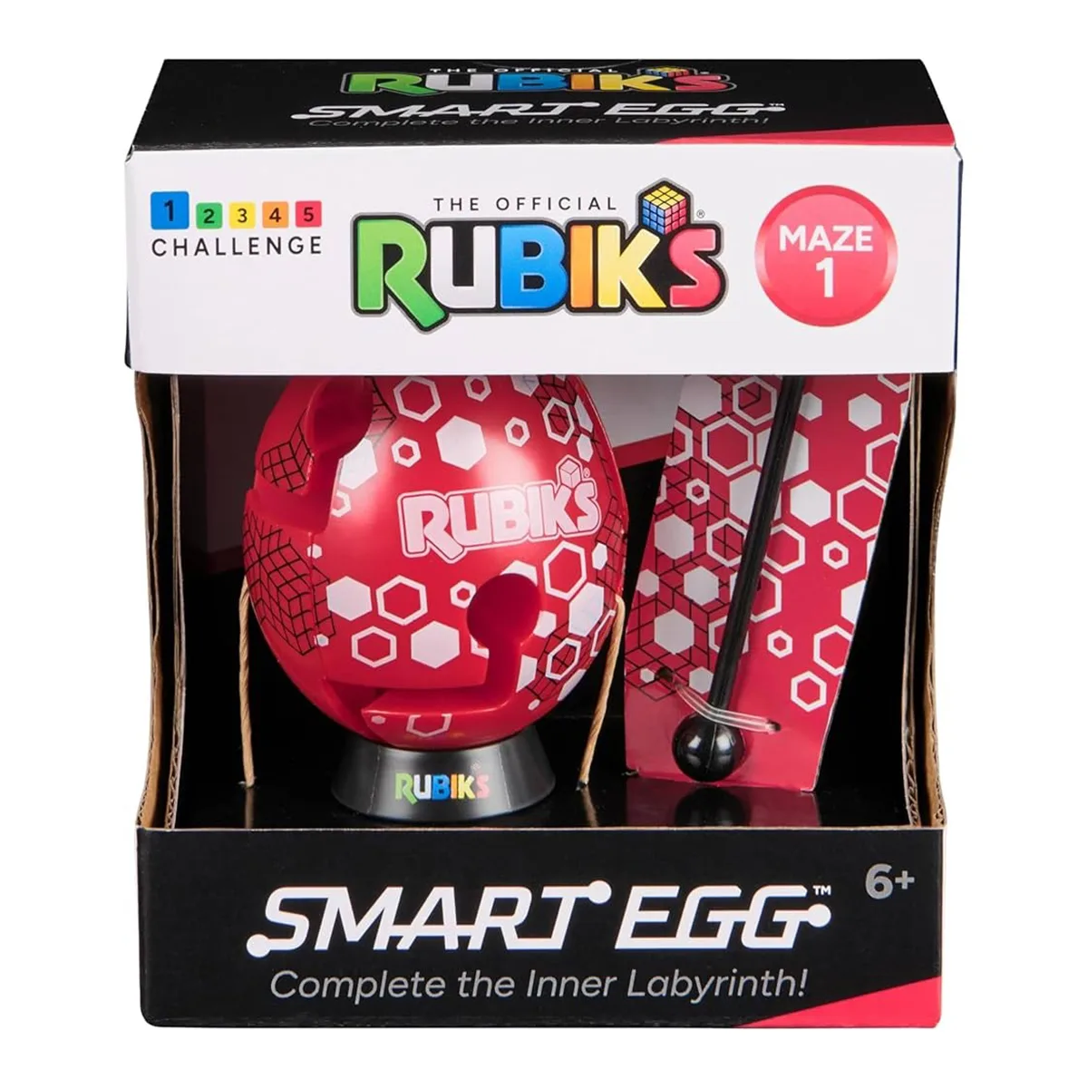 Головоломка Rubik's Смарт-яйце ABS-пластик 5х5х6,37 см Червоне Жовте Синє