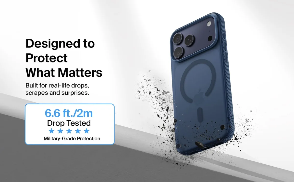 Чохол Belkin TPU для iPhone 17 Pro Max Синій