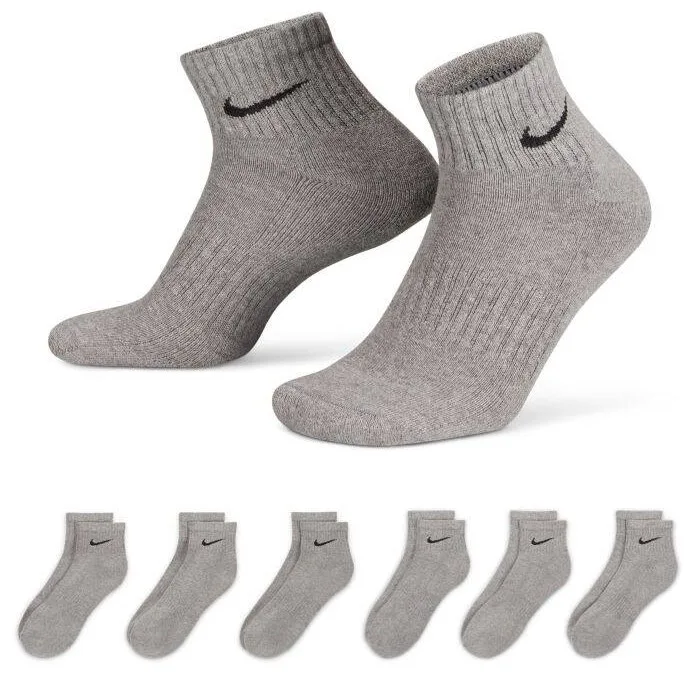Шкарпетки NIKE бавовна 42-46 сірі 6 пар