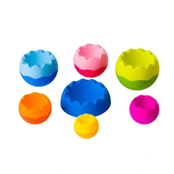 Пирамидка-балансир Fat Brain Toys пластиковая 28х11х20 см разноцветная