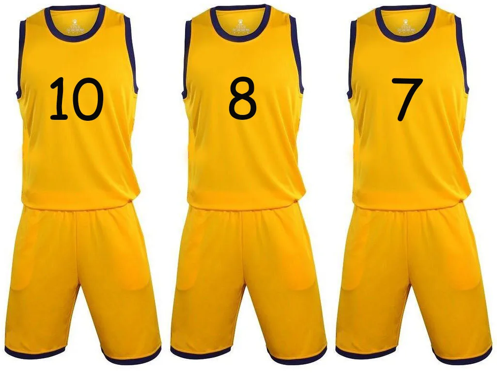Баскетбольна форма Your Team поліестер 3 комплекти різні розміри колір на вибір