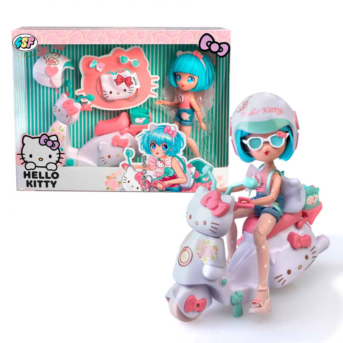 Игровой набор 4SF Manga Dolls комбинированные материалы 19 5 см Розовый