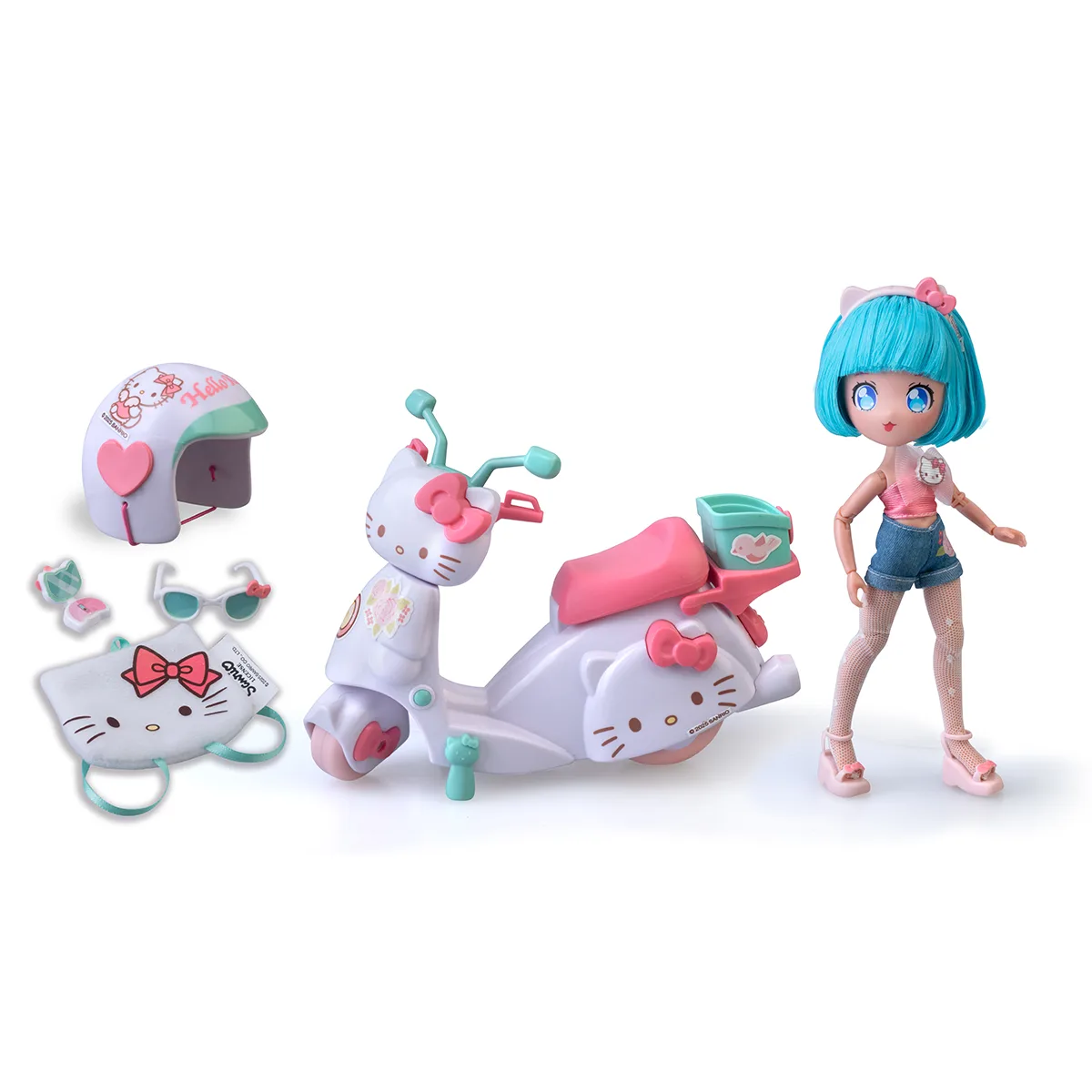 Игровой набор 4SF Manga Dolls комбинированные материалы 19 5 см Розовый