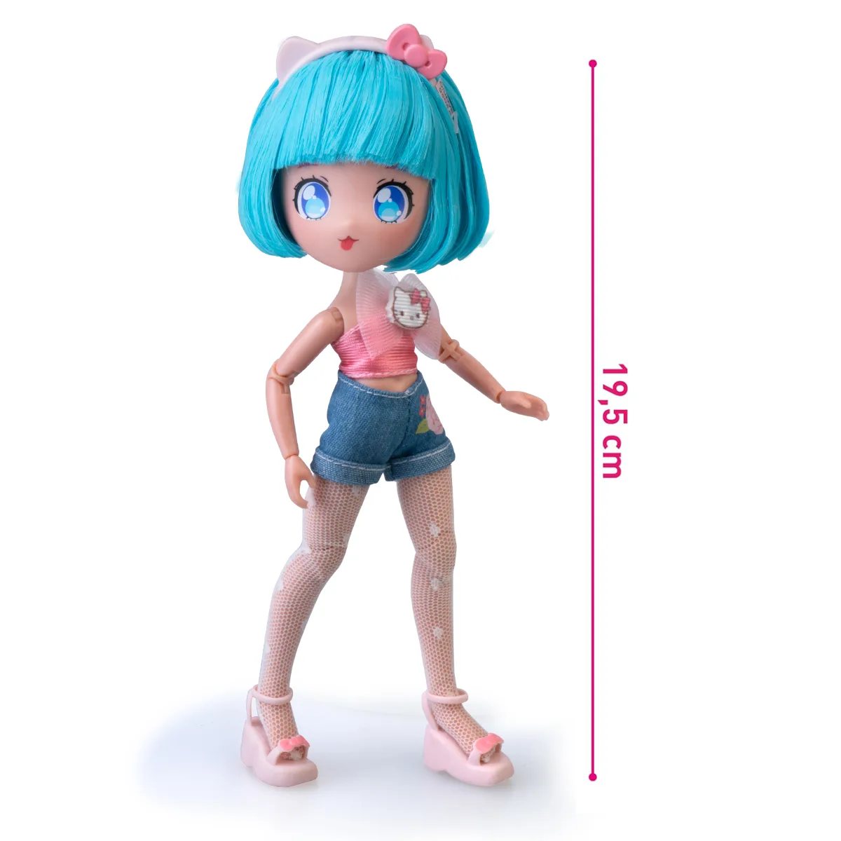 Игровой набор 4SF Manga Dolls комбинированные материалы 19 5 см Розовый