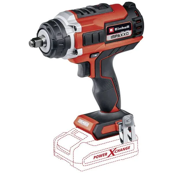 Акумуляторний ударний гайковерт Einhell Professional IMPAXXO 18/400 - Solo PXC 18В, 400Нм, 2100-3300об/хв, вага 2кг.