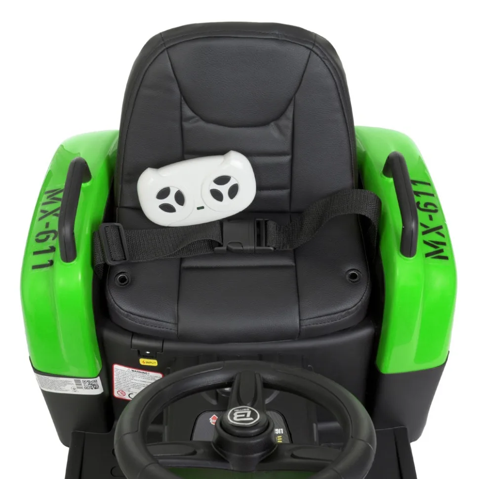 Дитячий електромобіль Трактор Bambi Racer 84x50x40 см комбінований зелений
