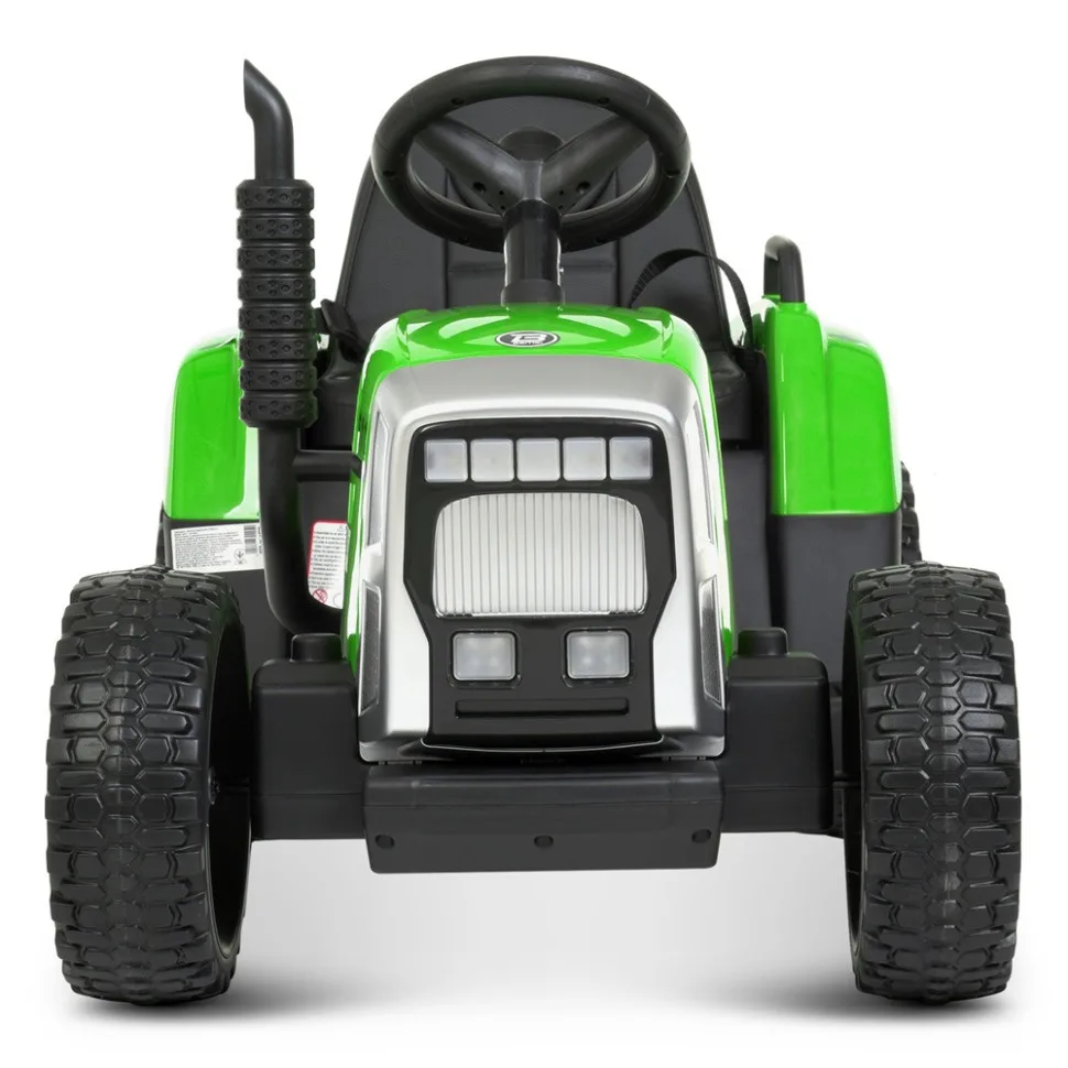 Дитячий електромобіль Трактор Bambi Racer 84x50x40 см комбінований зелений