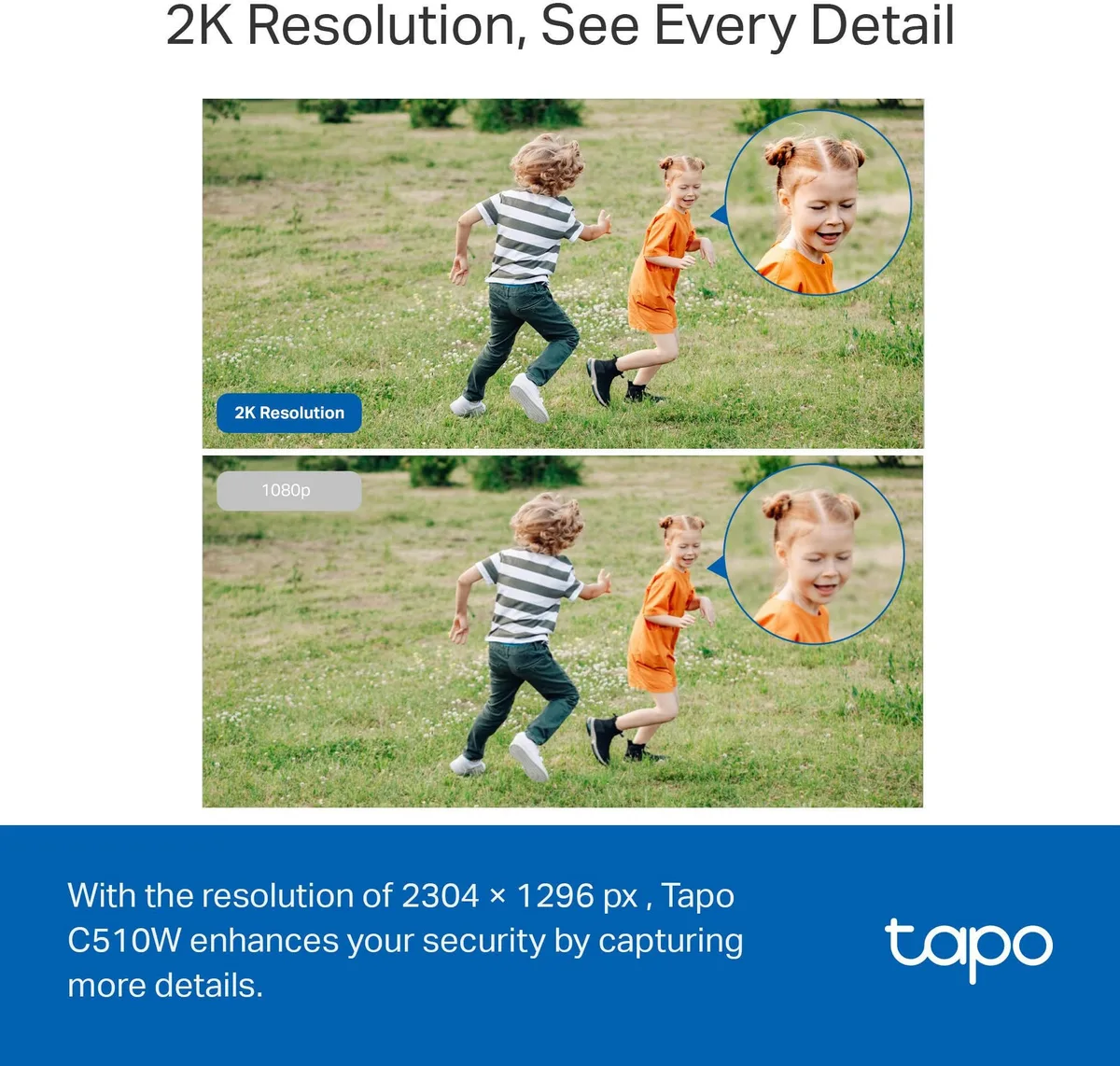 IP-Камера TP-LINK Tapo C510W 3MP N300 внешняя поворотная