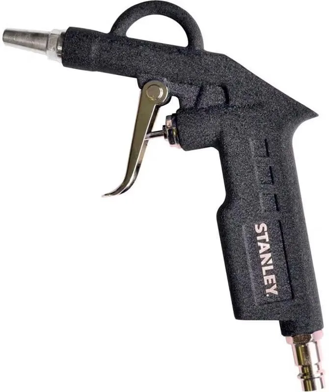 Пневматичний пістолет для продувки Stanley, 150 л/хв, 8 бар, вага 0.26 кг.