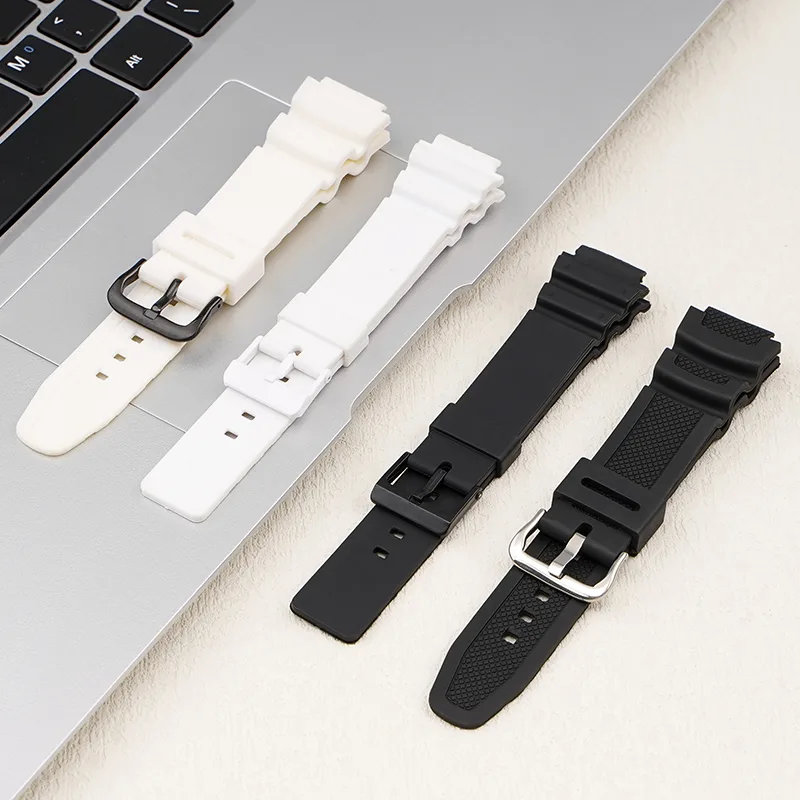 Ремінець Casio поліуретановий 18,3 см білий