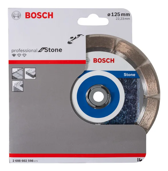 Алмазний диск Bosch Professional для каменю, 125х22.23мм