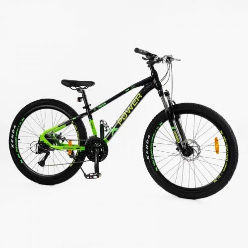 Велосипед спортивный Corso X-POWER 26 дюймов горный велосипед для активного отдыха двухколесный транспорт