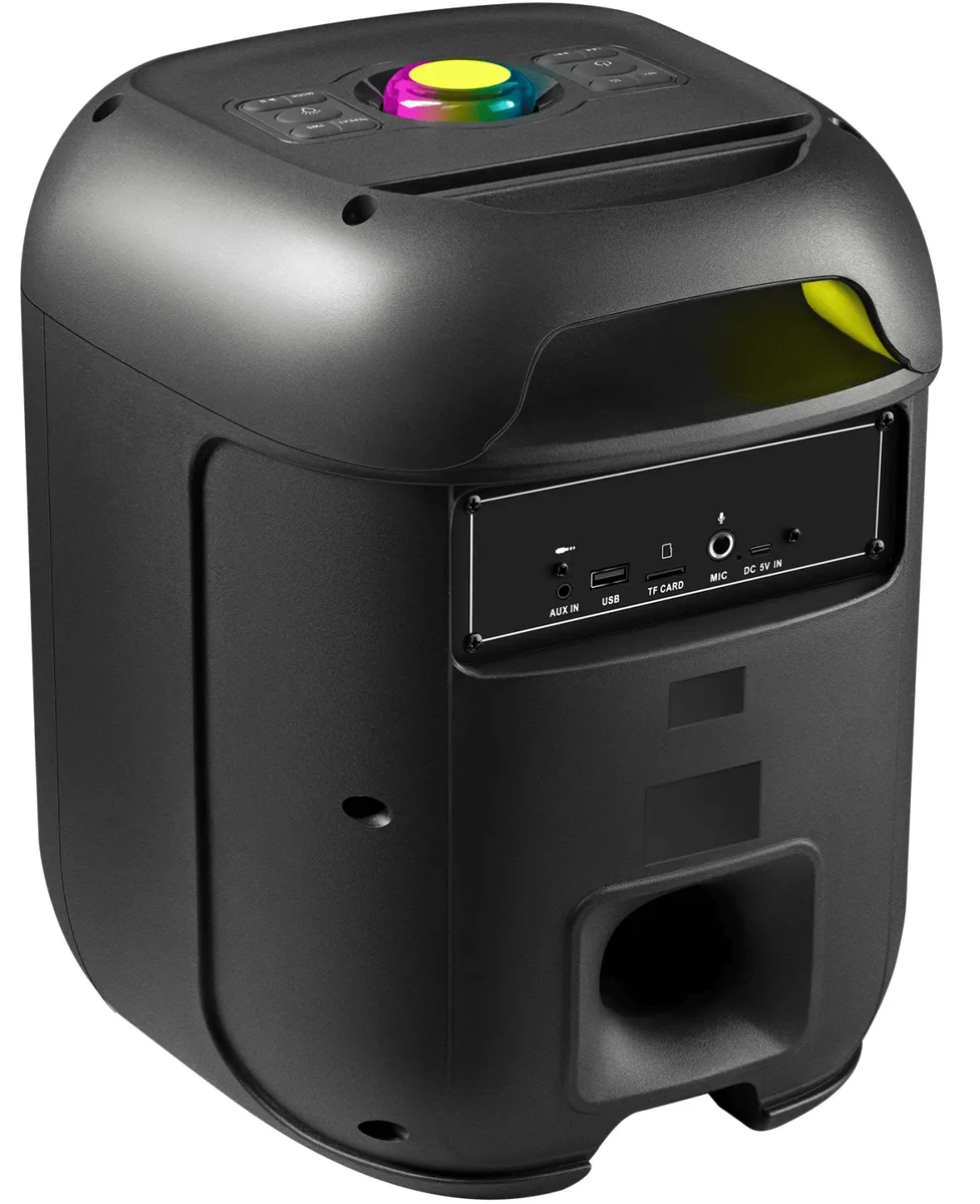 Портативна акустика Defender 65 Вт пластик 27х35х26 см чорна