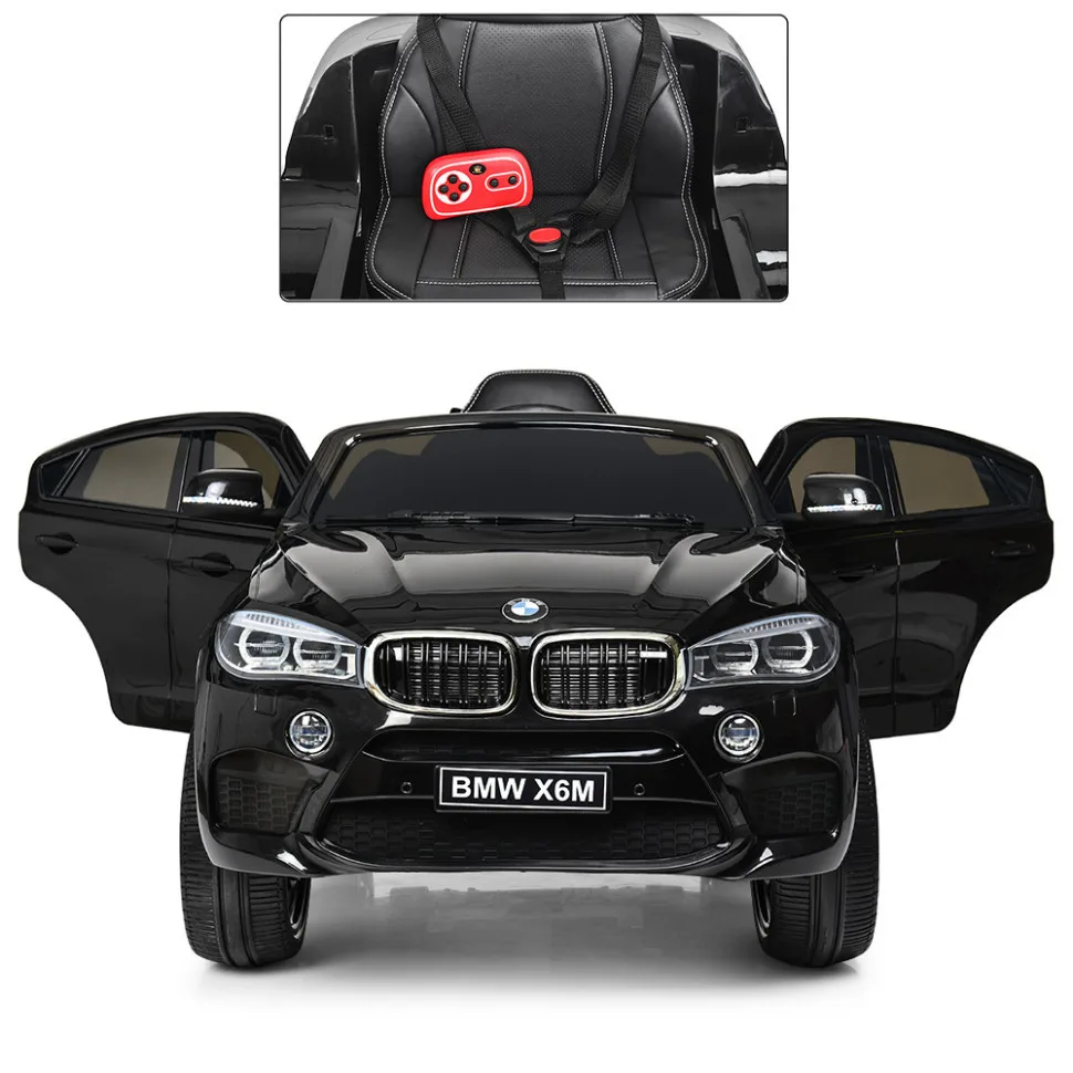 Дитячий електромобіль джип Bambi 2WD 35W 44х117х64 см чорний