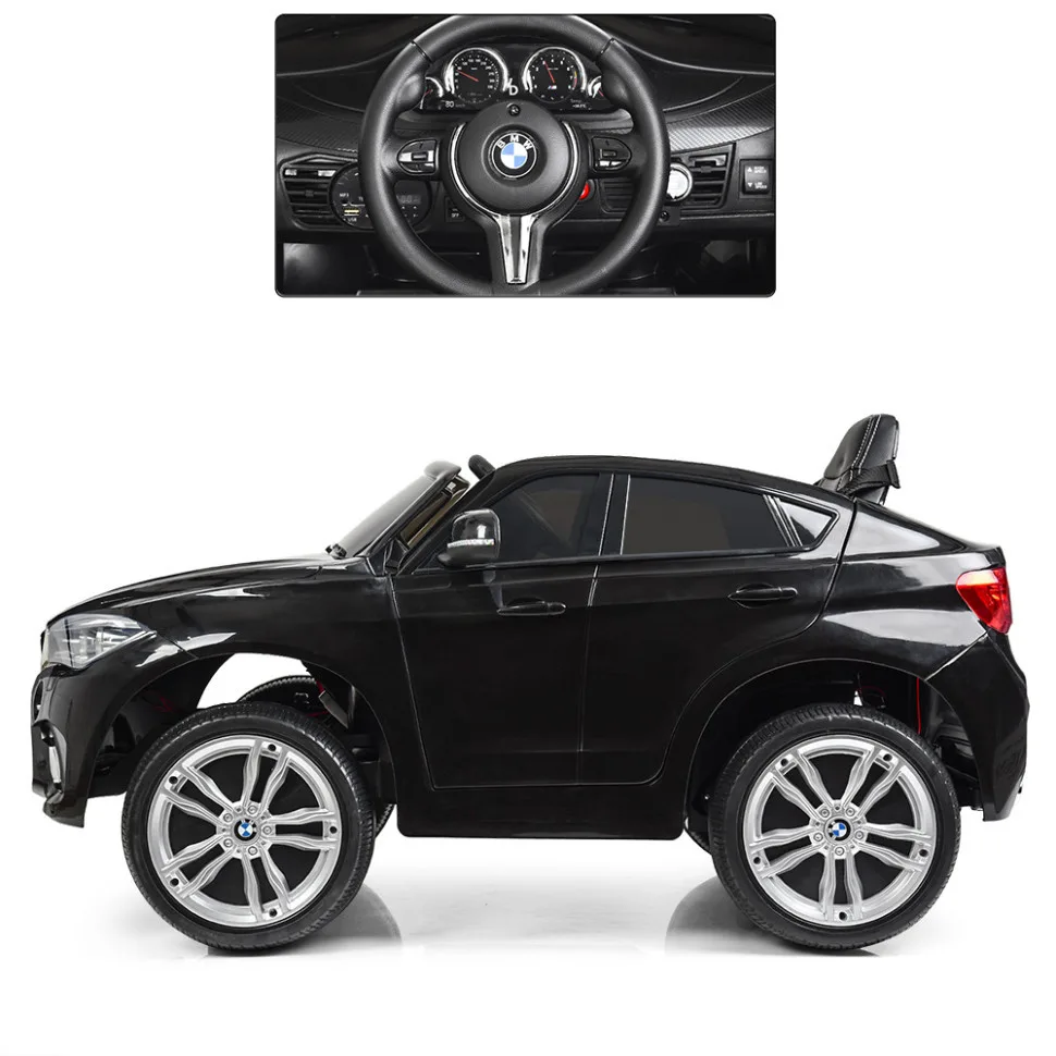 Дитячий електромобіль джип Bambi 2WD 35W 44х117х64 см чорний