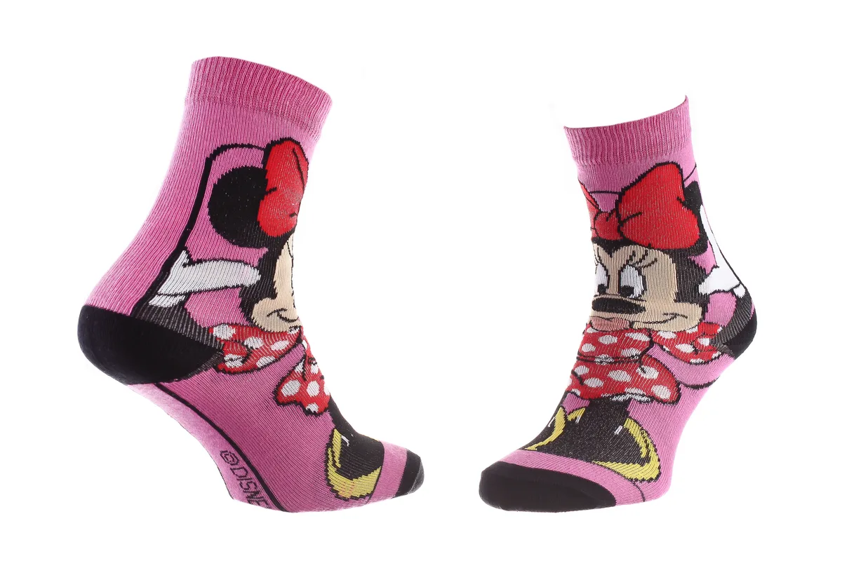 Шкарпетки DISNEY MINNIE 76% бавовна 27-30 світло-сірий