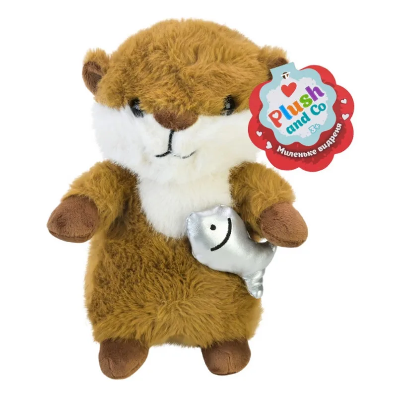 Плюшева іграшка Водяний їжак Plush and Co 15х20х22 см М'який Плюш