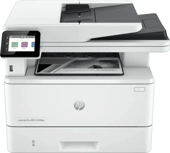 Багатофункціональний пристрій А4 ч/б HP LaserJet Pro 4103fdw з Wi-Fi