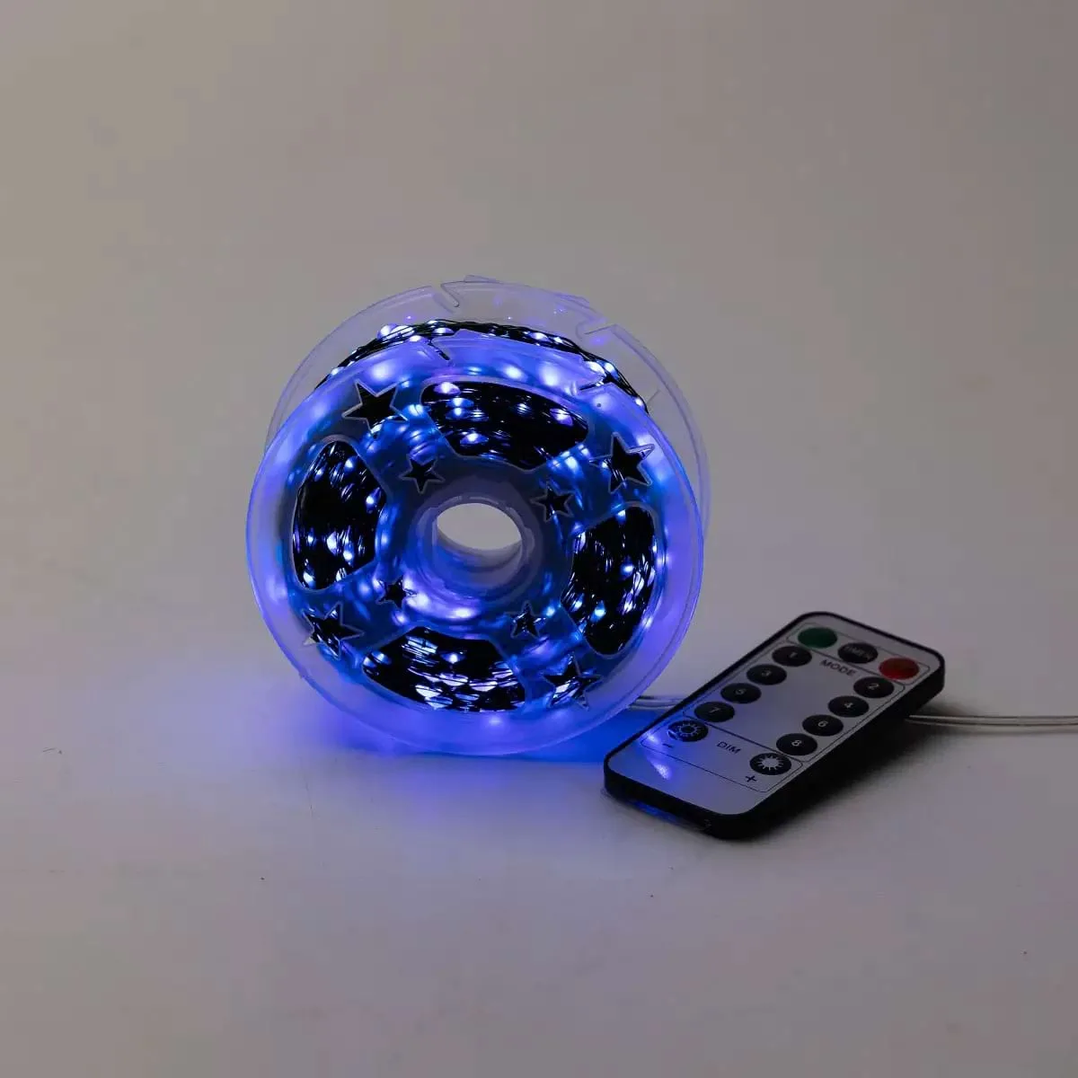Гірлянда світлодіодна 100 метрів 1000 LED крапля зелений дріт синій