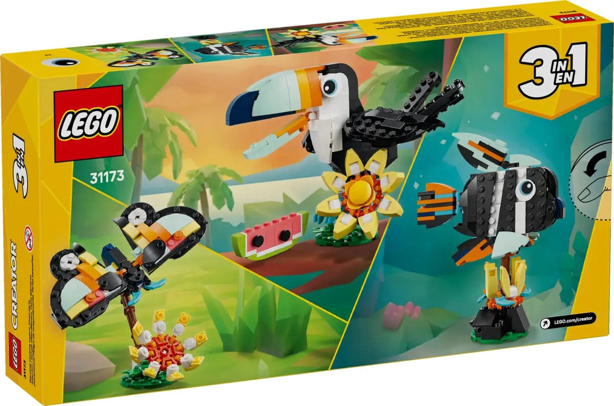 Конструктор LEGO Creator Дикі тварини: тропічний тукан